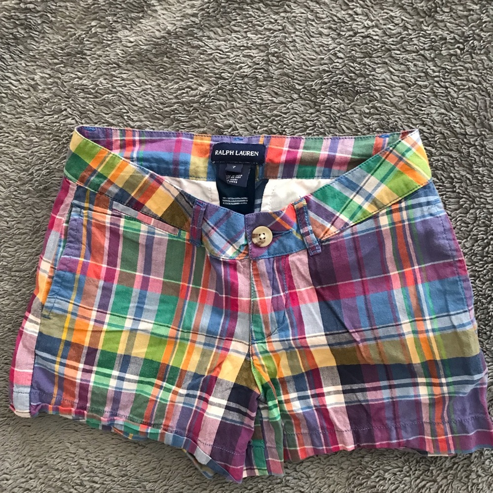 Plaid shorts
